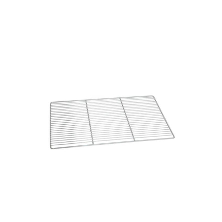 Grille en fil chromee - 600x400mm Euro lourd : cd &oslash; 6 + 2xtr &oslash; 6mm - DRA-6410-845 - Linum
