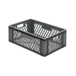 Euronorm 600x400x210 mm - standard Fond & cotes ajoures - RTP-6212-050 - Linum
