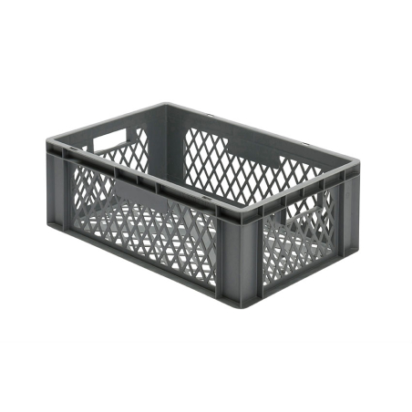Euronorm 600x400x210 mm - standard Fond & cotes ajoures - RTP-6212-050 - Linum