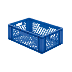 Euronorm 600x400x210 mm - standard Fond & cotes ajoures - RTP-6212-060 - Linum