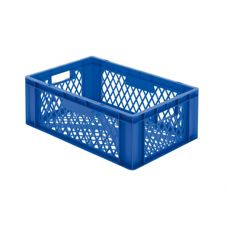 Euronorm 600x400x210 mm - standard Fond & cotes ajoures - RTP-6212-060 - Linum