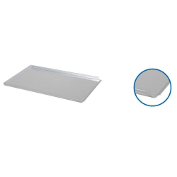 Plaque de four aluminium 325x530x20mm 3 bords 90&deg; + 1 incline 1,5mm - ABP-1130-000 - Linum
