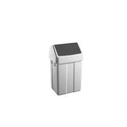Poubelle avec couvercle basculant 12l 250x200x400mm - WFB-0012-050 - Linum