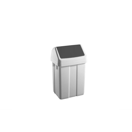 Poubelle avec couvercle basculant 12l 250x200x400mm - WFB-0012-050 - Linum