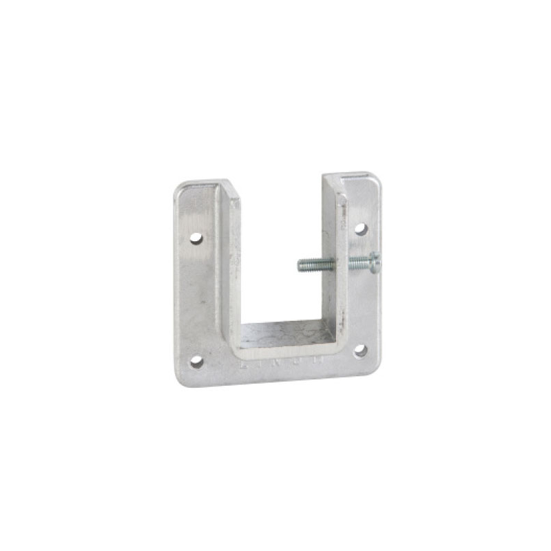Console 80/50 en alu pour barre ipe80/46 Sans vis - BGD-0005-000 - Linum