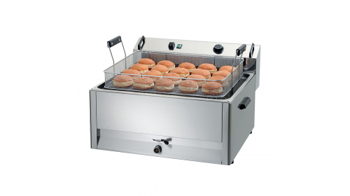 Elektrische donut friteuse in roestvrij staal